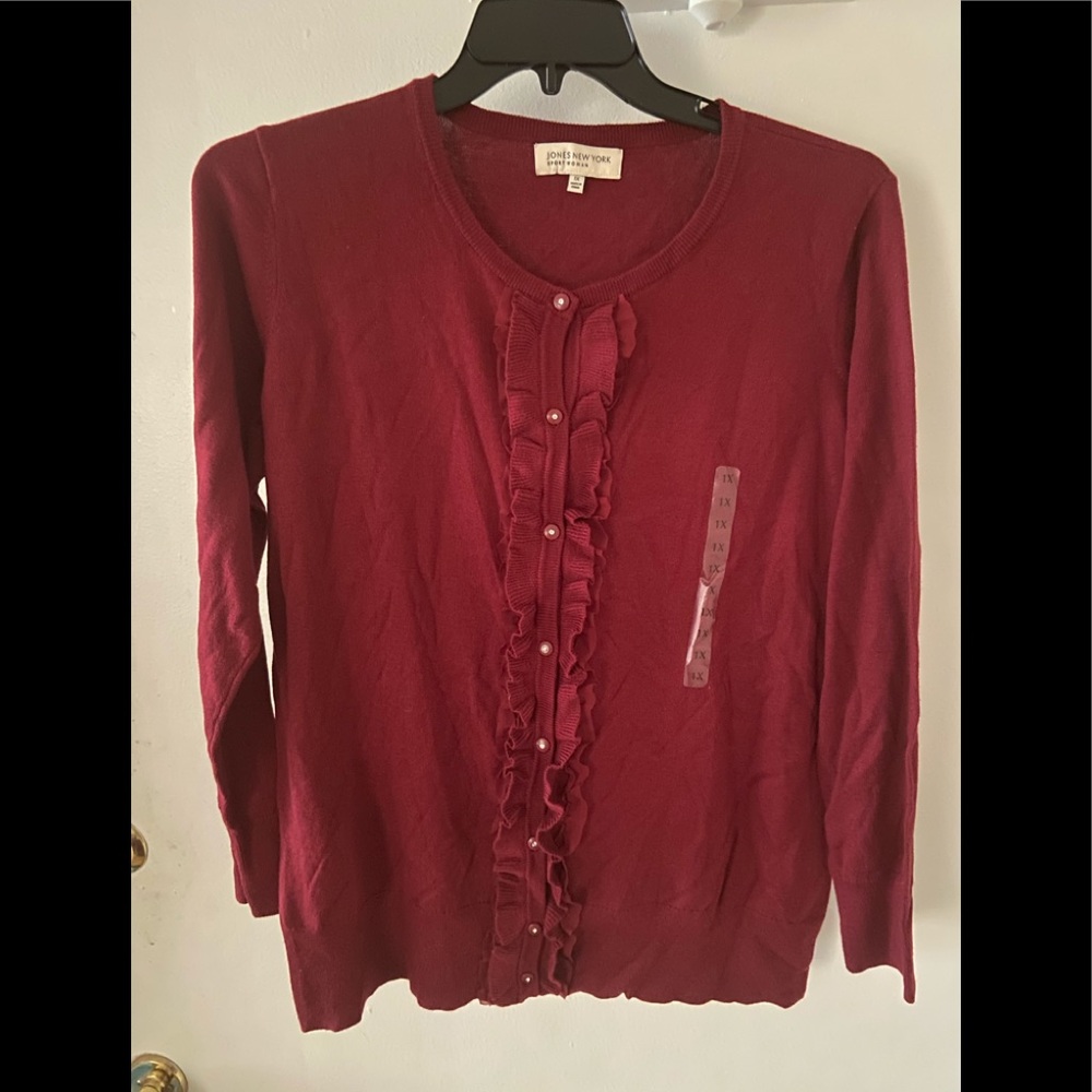 Jones New York Button up Blouse Size 1X